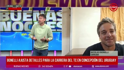 Bonelli ajusta detalles para la carrera del TC en Concepci&oacute;n del Uruguay